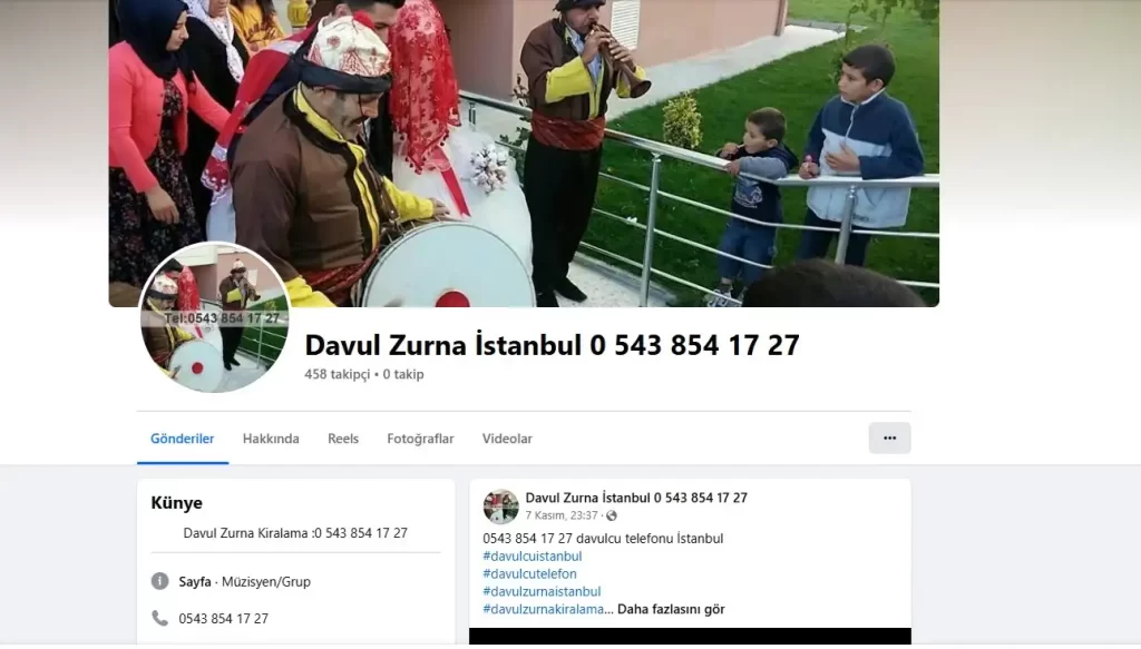 Beylikdüzü Davulcu Facebook Adresi